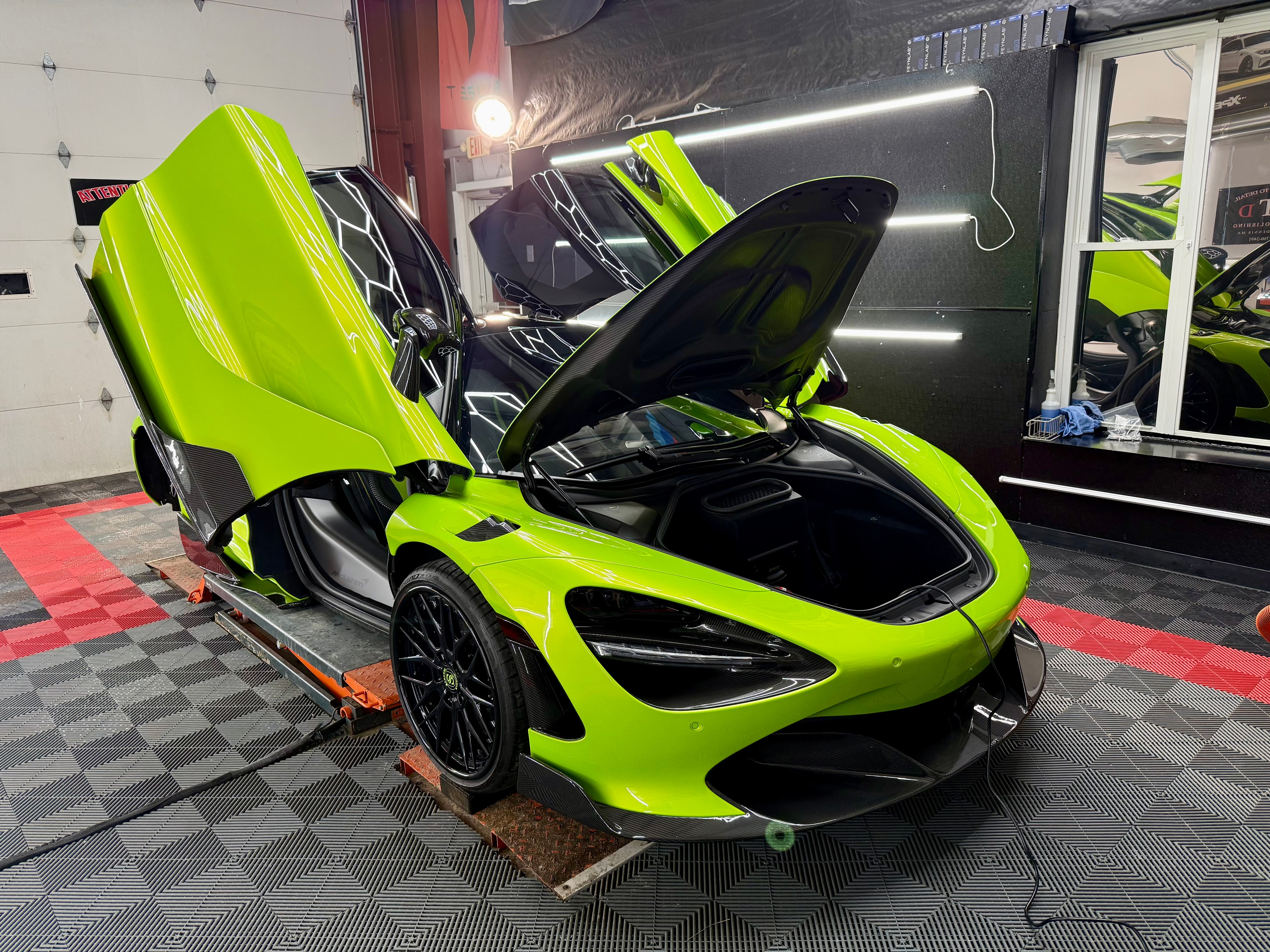 Professional ceramic coating application